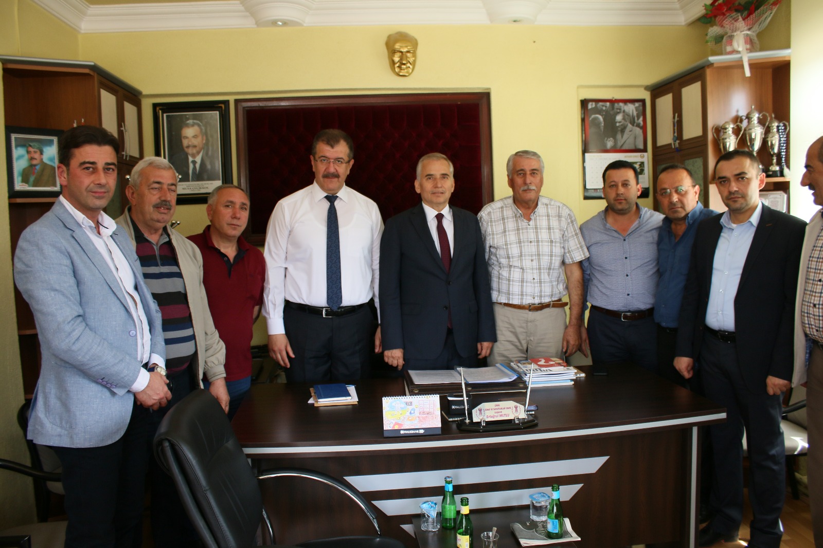 Denizli Büyük Şehir Belediye Başkanı Osman Zolan Odamızı ziyareti: