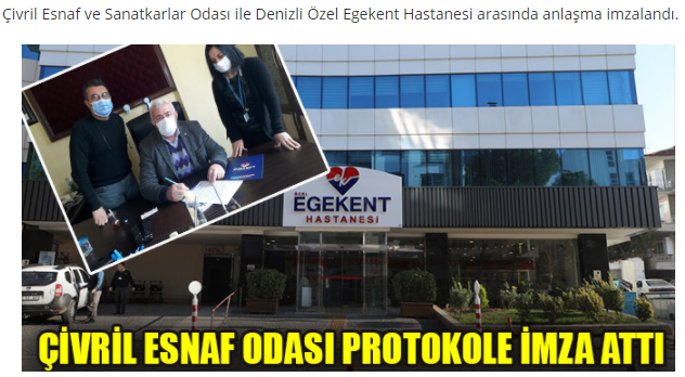 ÖZEL EGEKENT HASTANESİ İLE PROTOKOL İMZALANDI